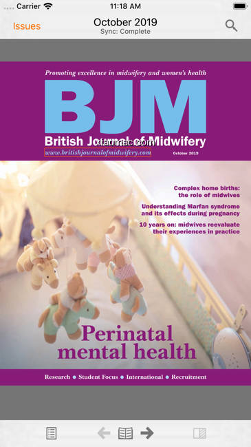 【图】British Journal of Midwifery(截图1)