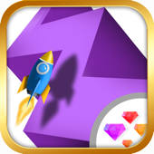 ZigZag Rocket – Dash Rocket on Cloud Path!