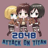 2048 Manga : Slide The Tiles Numbers Puzzle Match Games Free Editions for Attack On Titan
