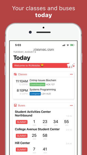 【图】RUMobile – The Rutgers App(截图1)