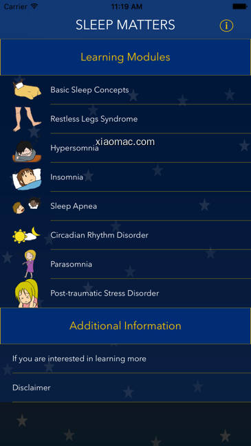 【图】SleepMatters – animated educational modules on sleep disorders(截图1)