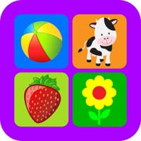 First Words 1 –  English : Preschool Academy educational matching game for Pre-k and kindergarten children