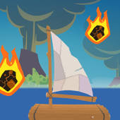 Dodgy Boat – Avoid the fireballs!