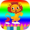 1-6 Animals Coloring book for Kids