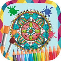 曼荼罗画-着色书里汲取