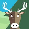 Funny wild animals puzzle for kids