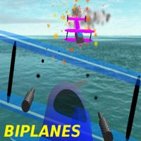 Biplanes, dog fight Biplanes, dog fight