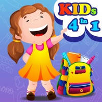 4 In 1 Kids Games Fun Learning – Coloring Book, Jigsaw Puzzles, Memory Matching, and Connect Dots