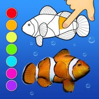 Dancing fishes. 3D Coloring App Dancing fishes. 3D Coloring App