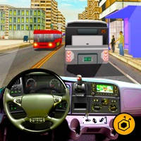 Real Modern city Bus driving simulator 3d 2016 : transport passengers through real city traffic