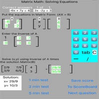 Matrix Math: Solving Equations