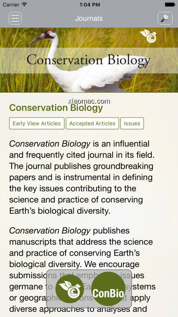 【图】Conservation Biology(截图1)