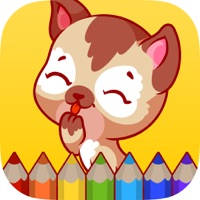可爱的猫着色书 – 教育着色游戏为孩子