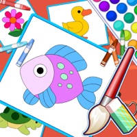 Puzzles And Coloring Games – For Kids Learning Painting and Animals
