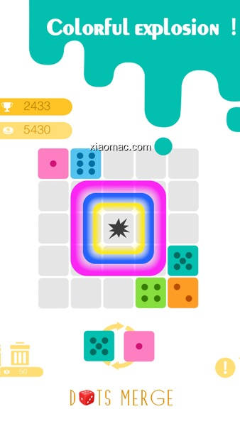 【图】Dots Merge – Merged more than two blocks to win(截图2)