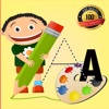 着色书:ABC 西班牙语网页游戏为孩子们成人