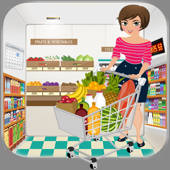 Supermarket Cashier Girl : Gracery Shopping Dash