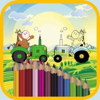 Tractor coloring book – Tractor coloring games Learning Book free for Kids