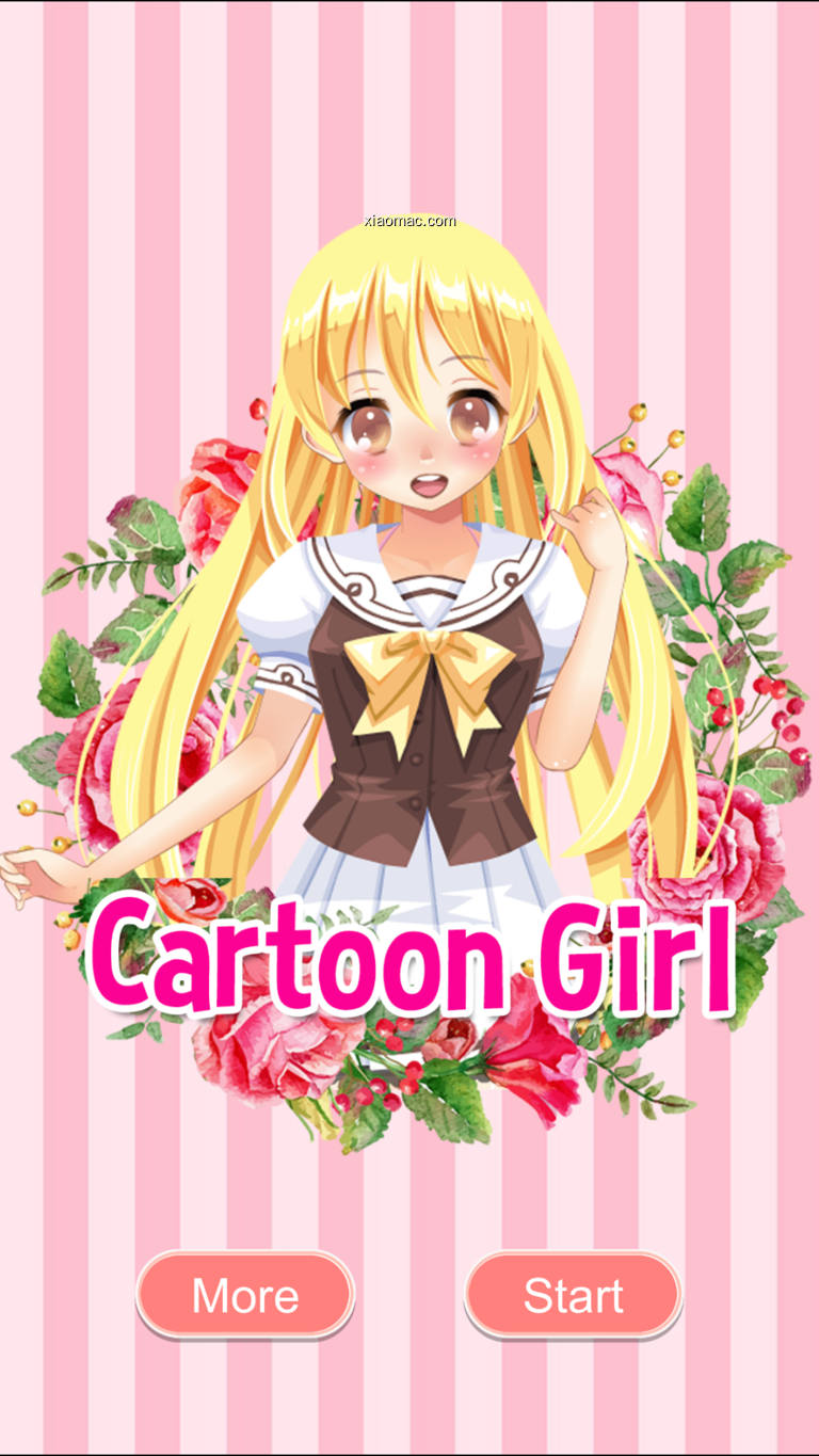 【图】Cartoon Girl – Dress Up and Makeover Game for Kids(截图 0)