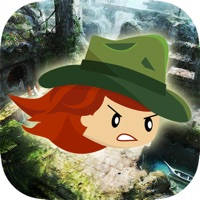 寺探險家女孩跳運行跨越式無限跑酷風格