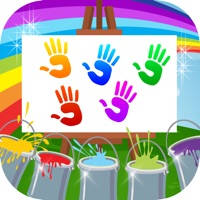 kids finger painting: handpaint on pics kids finger painting: handpaint on pics