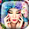 花冠 髮型 花卉 照片编辑软件 – 饰品 蒙太奇 为您的图片 遊戲的女孩 – 美丽 美发沙龙