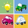 Vehicle car matchinggame for kid preschool toddler