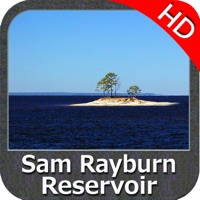 Sam Rayburn Reservoir HD GPS fishing chart offline Sam Rayburn Reservoir HD GPS fishing chart offline