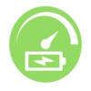 Battery charging speedometer