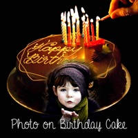 Name On  Happy Birthday Cake