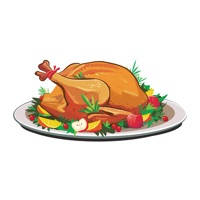 Food Stickers – Thanksgiving Food Emoji