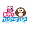 Cute Owl Stickers – Thanksgiving Owls for iMessage