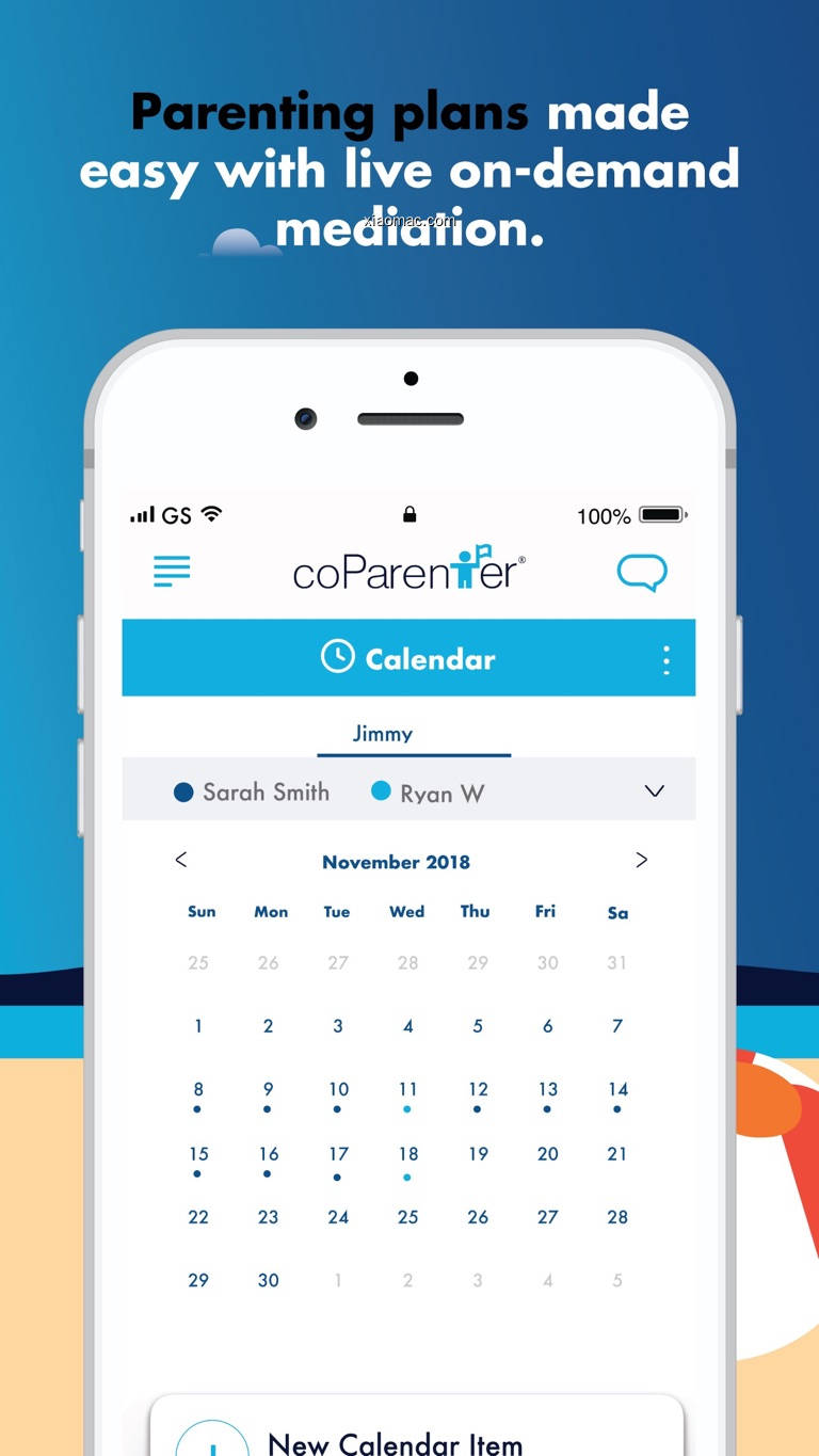【图】coParenter – coParenting App(截图 1)