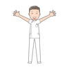 Sticker Me: White Male Nurse