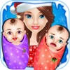 Christmas Twins NewBorn Baby Care – kids game