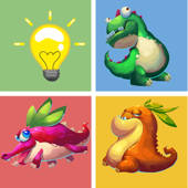 Dinosaur monster remember games preschool matching Dinosaur monster remember games preschool matching