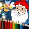 Christmas Santa Coloring Pages -Kids Coloring Book