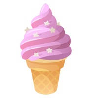 Yummy Ice Cream – Glittered