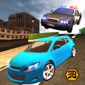 Furious Police Criminal chase – Police car driving