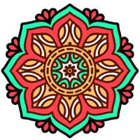 Mandala Coloring calm art therapy book for adults