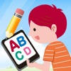寫 字母 ABC 和 數字 對於 學齡前兒童 寫 字母 ABC 和 數字 對於 學齡前兒童