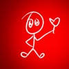 Love Stickers Share Feelings