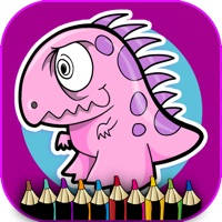 Dinosaur coloring game activities for preschool #1