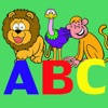 寫作 字母 ABC 和 染色 動物 對於 孩子們