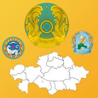 Kazakhstan Region Maps, Capitals and Emblems