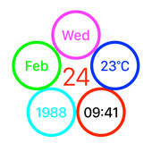 FLAT Weather Clock for iPhone FLAT Weather Clock for iPhone