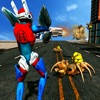 Super Hero Robot Battle Vs Evil Spider Robotics