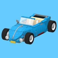VW Beetle Hot Rod for LEGO 10252 Set VW Beetle Hot Rod for LEGO 10252 Set
