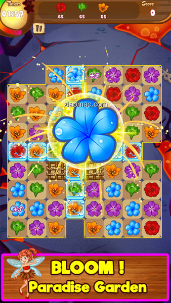 【图】Blossom Garden Match 3 Puzzle Game!(截图 1)
