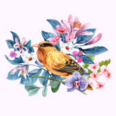Vintage Watercolor Stickers Vintage Watercolor Stickers
